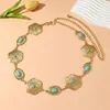 Cadena de Cintura Espiral de Metal Casual Elegante Transfronteriza Accesorios de Ropa para Mujer Cadena de Cintura