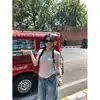 U2026 Nuevo Estilo de Principios de Primavera Estilo Old Money Camiseta de Punto de Lino con Solapa Pequeña de Manga Corta para Mujer, Tejido Elegante y Adelgazante