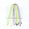 Tubo Termorretrátil de Ponta Dupla Longo de 136cm, Corda Redonda Trançada de Seda Baixa Elasticidade com 32 Fios, Corda Tubo Amarrada, Corda Colorida para Cós