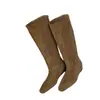 Botas de Caballero Cuadradas Retro Estilo Coreano para Mujer 2026 Otoño/Invierno Nuevas Botas Altas Adelgazantes Cómodas No por Encima de la Rodilla Botas de Moda