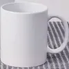 Caneca de Cerâmica Branca Moderna Simples Revestimento para Sublimação Copo Imprimível LOGO Presente de Hotel Caneca de Cerâmica