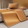 Esterilla de Vid de Ajenjo 2026 Verano Hogareña Doble Plegable Esterilla Refrigerante Juego de Tres Piezas Dormitorio Estudiantil Esterilla Individual Esterilla Suave