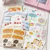 Wowkawakawriting Fofo Material para Caderno de Segunda Fase Colagem de Papel Papel de Fundo Decorativo Base de Corte para Filmes Coreanos DIY