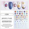 Adesivos de Unha Verão Coloridos Flores do Sol Desenho Animado Sorridente Ursinho Coelho Redes Sociais Explosões Adesivos Decorativos de Unha
