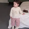 Conjunto de Ropa para Niña Primavera y Otoño 2026 Nueva Moda Deportiva Casual para Niños Sudadera de Otoño Conjunto de Dos Piezas para Bebés Niñas