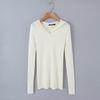 Suéter Pulóver con Capucha y Media Cremallera de Nicho Francés para Mujer Moda Otoño e Invierno Prenda Interior Base Ajustado Ajustado Top