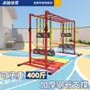 Marco de escalada de escalera de nube móvil para gateo infantil interior y exterior Barra de dominadas Escalera plana de ejercicio de aptitud física para jardín de infantes