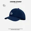 Boné de Baseball Bordado Estilo Japonês para Cães 2026 para Mulheres, Boné de Baseball Respirável para Proteção Solar de Verão para Homens, Chapéu de Coco Macio