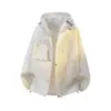 Chaqueta Casual con Capucha para Hombre, Estilo Nuevo Primavera 2026, Repelente al Agua, Holgada, Talla Grande, Chaqueta de Trabajo a la Moda, Chaqueta para Hombre
