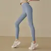 Leggings de Yoga de Cintura Alta Levanta Glúteos Control de Abdomen Sensación de Piel Desnuda Ropa Deportiva Ajustada Elástica para Fitness Running Deportes Pantalones Tiburón