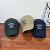 Gorra de Béisbol Bordada con Letras Versátil Estilo Coreano para Mujer, Visera Curva, Hace que la Cara Parezca Más Pequeña, Nueva Gorra de Sol Suave para Primavera y Verano para Hombres
