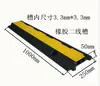 China Camino Acero Macizo Fundido Reductor de Velocidad Hierro Fundido Canaleta para Cables Reductor de Velocidad Carretera Gasolinera Parque Logístico de Camiones Engrosado