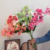 Flores Artificiales de Alta Calidad Transfronterizas para Decoración de Salón de Ceremonias de Boda, Arreglo Floral de Flor de Fénix de 3 Ramas, Flores Falsas para Decoración de Fondo
