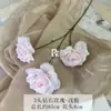 3 Rosas de Diamante Artificiales, Versión Asequible para Arreglos de Boda, Decoración de Exhibición en Centro Comercial, Arreglo Floral de Fondo, Arreglo Floral de Piso