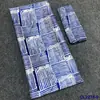 Juego de Tela Estampada de Satén de 4 Yardas + Gasa de 2 Yardas Juego de Estampados de Gasa + Satén de 4 Yardas