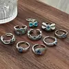 Anillo Abierto Azul Marino de Zirconia Dulce y Lujoso Super Brillante Estilo Ins Nicho de Gama Alta Apilable Anillo Tesoro Multicolor para Mujeres