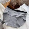 Ropa Interior de Algodón Puro con Lazo para Mujer 10A Antibacteriana Transpirable para Niñas Cintura Media Otoño e Invierno Retro Amigable con la Piel Pantalones Cortos Triángulo para Mujer