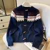 2026 Abrigo Suéter Mujer Otoño Invierno Engrosado Elegante Reductor de Edad Suave Pegajoso Estilo Perezoso Ropa Exterior Cardigan de Punto Superior Tendencia