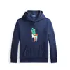 Coleção de Primavera Ralph Lauren Polo: Moletom com capuz em algodão puro, unissex, estilo pullover, adequado tanto para uso interno quanto externo, 100% algodão