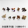 Paquete de Materiales para Creación de Entorno de Jardín de Infancia de Bellota de Fruta Piña Accesorios para Sesión de Fotos Decoración de Fruta Hecha a Mano DIY