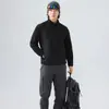 Nueva Chaqueta de Lana Otoño e Invierno para Hombre, Moderna, Cálida, Ajustada, Ligera, Forro Interior, Cuello Alto, Abrigo de Algodón Acanalado para Exteriores para Mujer, Invierno