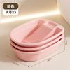 Tina de Lavado para el Hogar Dormitorio de Estudiantes Lavabo Integrado Engrosado Lavabo Grande para Bebé Lavar Ropa Íntima Calcetines Ropa Tina de Lavado