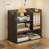 Estante de almacenamiento de escritorio, estantería de varios niveles para estudiantes, organizador de oficina con gran capacidad para archivos y figuras