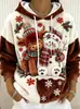Novo moletom de flanela feminino para o dia a dia com um design fofo de cachorrinho, confortável e casual, perfeito para o outono e inverno