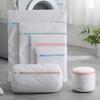 Bolsa de lavandería con cremallera nórdica Shumi de 70 g, malla fina gruesa antideformación, bolsa de lavado para ropa interior y sujetadores, bolsa de malla, venta al por mayor