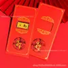 Oro puro 999, diseño de los doce animales del zodiaco, monedas cuadradas de oro, sobres rojos para atraer riqueza y buena fortuna, directo del fabricante, personalizable y disponible para venta al por mayor