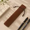 Bolsa para bolígrafos de terciopelo de cristal, bolsa de terciopelo doble cara engrosada con cordón para bolígrafos, bolsa de almacenamiento de tela de felpa para bolígrafos y bolígrafos de cobre, al por mayor
