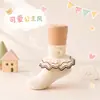 Calcetines para Niños Primavera y Verano Nuevos con Adorno de Encaje Calcetines Delgados de Encaje Lindos Estilo Princesa para Bebé Cómodos Calcetines para Bebé