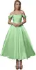Vestido de Cetim Ombro a Ombro para Comércio Exterior e Vendas Transfronteiriças, Adequado para Noivado, Casamento, Festa de Noiva, Banquete e Vestido de Noite