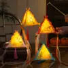 Linternas del Festival de Medio Otoño Linternas Pequeñas de Conejo de Jade Hechas a Mano para Niños Modelo Nuevo 2026 15 de Agosto Linternas de Palacio de Estilo Antiguo Portátiles