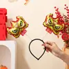Duoyang Año Nuevo 2026 Creativo Primavera Globo Diadema Pasador Día de Año Nuevo Festivo Divertido Foto Regalo