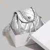 Bolso Cubo de Cadena Rombo Nuevo de Moda para Mujer con Textura de Alta Calidad, Adecuado para el Viaje Diario, Se Puede Usar como Bolso de Hombro
