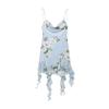 Vestido Camiseta Versátil Transfronterizo Europeo y Americano para Mujer con Estampado de Borlas Tul Verano Skims Europeo y Americano