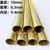 Diámetro 1 2 3 4 40 50 mm tubo redondo pequeño de latón capilar hueco de pared delgada h62/h65 tubo de latón protección ambiental