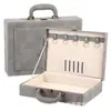 Caja de llaves de entrega spot de PU de fábrica, caja de entrega de documentos de propiedad inmobiliaria portátil, se puede imprimir LOGOTIPO
