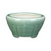 Vaso de cerâmica criativo mini vaso para suculentas vaso redondo quadrado vaso para varanda escritório mesa vasos para bonsai fábrica atacado