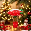 Decoração de Dirigível Inflável de Natal Ornamento de Nave Espacial Inflável de Natal Decoração Pendurada de Natal Adereços de Decoração para Festa de Feriado