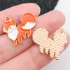Mezcla 50 Colgantes de Pavo de Acción de Gracias, Calabaza y Hongo de Dibujos Animados Accesorios para Pulsera y Llavero DIY
