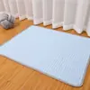Cama para Gato Verão Seda de Gelo Tapete para Pet Almofada de Dormir para Gato Cama para Cachorro Antiderrapante Universal Não Gruda Pelo Tapete Refrescante para Cachorro