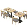 Tienda de fideos para picar, barbacoa, desayuno, catering, comida rápida, mesa de restaurante de té de burbujas, mesa comercial moderna simple económica y asequible