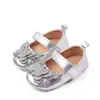 Zapatos para Bebé de 0-1 Año Suela de Goma Zapatos de Princesa Mariposa Zapatos de Interior para Niños Pequeños Zapatos para Bebé con Suela de Goma