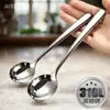 Colher Elegante de Aço Inoxidável 316, Colher de Sobremesa de Alta Qualidade, Colher Pequena Redonda para Comer, Colher de Sopa Redonda Espessa para Venda no Atacado de Fábrica