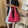 Bolso de Axila para Mujer 2026 Nuevo Estilo de Verano de Alta Gama Lujo Ligero con Lunares Bolso de Hombro Gran Capacidad Bolso Tote para Viajes Diarios