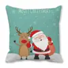 Feliz Navidad Viejo Barba Blanca Gnomo Piel de Durazno Encriptada Terciopelo Decoración del Hogar Cojín de Sofá Almohada ZT420