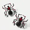 Brincos Populares de Aranha Negra de Halloween Niemann, Brincos Personalizados de Animais Escuros, Exagerados Elegantes, Brincos Engraçados para Mulheres