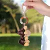 Campana de Manivela con Cáscara Natural de Fruta, Carrillón de Viento para Aliviar el Estrés, Adorno Único para Colgar en el Coche con Terapia de Sonido de Cáscara de Fruta, Venta al por Mayor